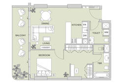 1 bedroom apartment